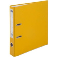 Kraf Büro Klasörü, Dar, A4 Boyut, 2 Halkalı, Sarı