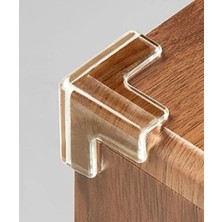 Generic 8'li Set Silikon Şeffaf Masa Kenarı Koruma Aparatı