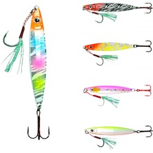 S.F. Jig Sardin 20GR - 60MM - 5 Adet Jig Set - Levrek, Palamut, Lüfer, Çinekop, Turna Için En Iyi Jig Yemi