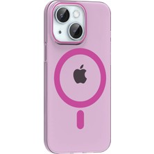 Nrzsnt Joko Apple Iphone 14 Pc Blank Magsafe Kapak - Pembe