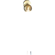 Rsylight Metal Mafsallı Eskitme Spot 180 Derece Armatür  Aplik Günışığı LED Ampullü