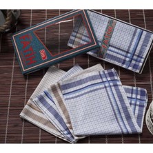 Mira Home Fatih Kutulu 40X40 cm Düzine 12 Adet Kumaş Mendil Fm 04