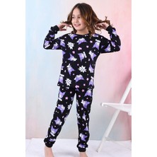 Isobel Kuromi Baskılı %100 Pamuk Siyah Pijama Takımı