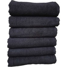 Mira Home 6lı Paket Boya Tutmayan Mikrofiber El Yüz Spor Kuaför Havlusu 50X90 cm