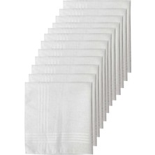 Mira Home 12LI Paket Klasik Cep Hediyelik Bayram Mendili %100 Pamuklu 30X30 cm