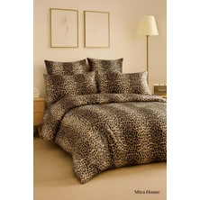 Mira Home Çift Kişilik Pamuklu Nevresim Takımı Wild Leopard
