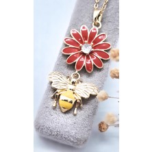 Serenity Papatya Arı Figür Çelik Kolye