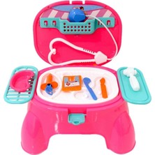 Popüler Sepet Little Nurse Oyun Taburesi Doktor Set (Ürün Oyuncaktır) - 573-BP