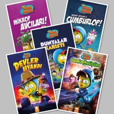 Eksik Parça Yayınları Kral Şakir Mikrop Avcıları - Dünyalar Karıştı - Devler Uyandı - Geri Dönüşüm, Messi Kitap ve Posteri