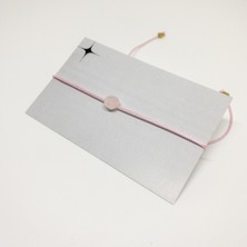 THEIA GemWorks Alyn— Hematit & Pembe Kuvars Ip Bileklik