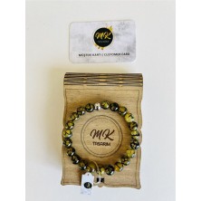 MK Tasarım Gerçek Yengeç Akik Taşı Bileklik MK.009.023