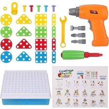 Popüler Sepet 3D Eğitici Matkap Seti Hayvanlar - URT014-001