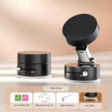 URZ Mıknatıslı Katlanabilir Telefon Tutucu - Torpido ve Cam Uyumlu