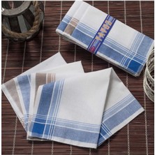 Mira Home Yavuz Kutulu 39x39 cm 12 Adet Kumaş Mendil YM 03