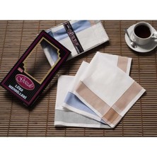 Mira Home Siyah Kutulu 42x42 cm 12 Adet Kumaş Mendil-GM 02