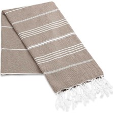 Mira Home Summer Wind Soft %100 Pamuk Peştemal 100X180 cm Kahve