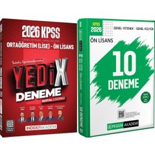 İndeks Akademi Yayıncılık 2026 Kpss Lise Ortaöğretim Ön Lisans Yedix 7 Deneme - 2026 Kpss Ön Lisans Çözümlü 10 Deneme