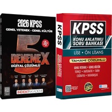 İndeks Akademi Yayıncılık 2026 Kpss Genel Yetenek Genel Kültür 5 Denemex - Lise Önlisans Konu Ant. Soru