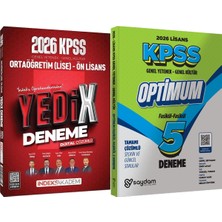 İndeks Akademi Yayıncılık 2026 Kpss Lise Ortaöğretim Ön Lisans Yedix 7 Deneme - Lisans Optimum 5 Deneme