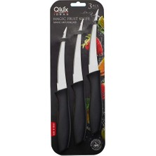 Go İthalat MAGIC 3PCS TIRTIRLI MEYVE BIÇAK (5273)