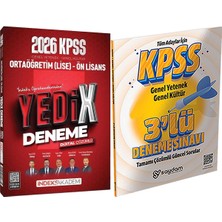 İndeks Akademi Yayıncılık 2026 Kpss Lise Ortaöğretim Ön Lisans Yedix 7 Deneme - 3 Deneme