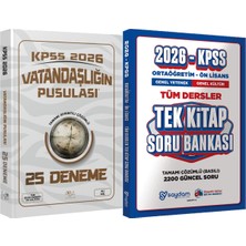 CBA Akademi 2026 Kpss Vatandaşlık Vatandaşlığın Pusulası 25 Deneme - Ortaöğretim Ön Lisans Tek Kitap Soru