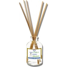 Aşk-ı Sermest Toptan Gioo Armantii Çiçek Aromalı Bambu Çubuklu Oda Kokusu Reed Diffuser Ortam Kokusu Parfüm, Oval Şişe, 50 mL , 10 Ad
