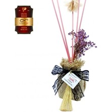 Aşk-ı Sermest Toptan Ölümsüz "Aşk" Hasır Serisi Amber Kokulu 60 ml küp Şişe Bambu Çubuklu Ortam Kokusu Reed Diffuser Oda Kokusu 5 Adet