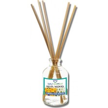 Aşk-ı Sermest Toptan Freesia&Magnolia Aromalı Bambu Çubuklu Oda Kokusu Reed Diffuser Ortam Kokusu Parfüm, Oval Şişe, 50 mL , 5 Adet