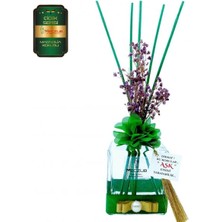 Aşk-ı Sermest Toptan Meczub Çiçek Serisi Magnolia Kokulu 5 x 200 ml küp Şişe Bambu Çubuklu Ortam Kokusu Reed Diffuser Oda Kokusu