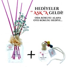 Aşk-ı Sermest Meczub Fantazi Serisi Okyanus Esintisi Kokulu 3 x 120 ml küp Şişe Bambu Çubuklu Ortam Kokusu