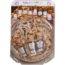 Aşk-ı Sermest Toptan Fanus Standlı 30 Adet 12 ML Oud Kokulu Oto Kokusu Araç Araba Parfümü