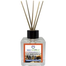 Aşk-ı Sermest Toptan Yeni Araba Kokusu Çiçek Aromalı Bambu Çubuk Oda Kokusu Parfüm,  Küp Şişe, 60 mL, 10 Ad