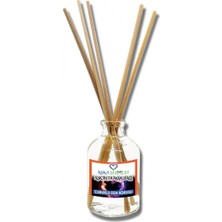 Aşk-ı Sermest Toptan Aşkın Duman Hali Çiçek Aromalı Bambu Çubuk Oda Kokusu Parfüm, Oval Şişe, 100 mL, 5 Ad