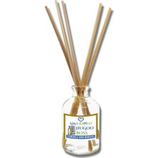 Aşk-ı Sermest Toptan Hugoo Boss Çiçek Aromalı Bambu Çubuklu Oda Kokusu Reed Diffuser Ortam Kokusu Parfüm, Oval Şişe, 100 mL, 5 Adet