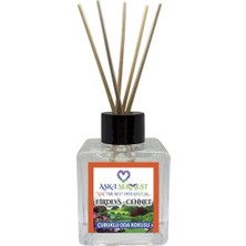 Aşk-ı Sermest Firdevs Cennet Çiçek Aromalı Bambu Çubuklu Oda Kokusu Parfüm,  Küp Şişe,  200 mL, 3 Ad