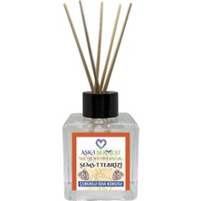 Aşk-ı Sermest Toptan Şems-i Tebrizi Çiçek Aromalı Bambu Çubuk Oda Kokusu Parfüm,  Küp Şişe,  120 mL, 10 Ad