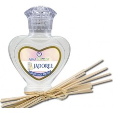 Aşk-ı Sermest Jaddoree Çiçek Aromalı Bambu Çubuklu Oda Kokusu Parfüm, Kalp Şişe, 60 mL, 10 Adet