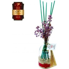 Aşk-ı Sermest Ölümsüz Aşk Çiçek Serisi Leylak Kokulu 10 x 100 ml Oval Şişe Bambu Çubuklu Ortam Kokusu