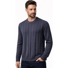 Classics Men Slim Fit Bisiklet Yaka Uzun Kol Erkek Triko - 7520