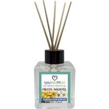 Aşk-ı Sermest Toptan Armantii Blackk Çiçek Aromalı Bambu Çubuk Oda Kokusu Parfüm,  Küp Şişe,  120 mL, 3 Ad