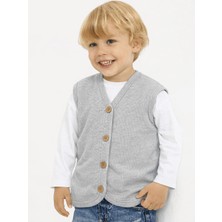 Luggi Baby 1-6 Yaş V Yaka Erkek Bebek Yelek