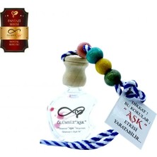 Aşk-ı Sermest Ölümsüz Aşk Fantazi Serisi Sandal Kokulu 10 x 12 ml Elma Şişe Oto Kokusu