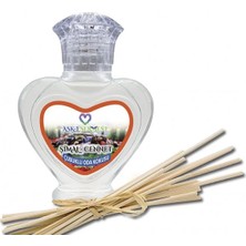 Aşk-ı Sermest Toptan Aşk-ı Sermest Toptan Şimal Cennet Çiçek Aromalı Bambu Çubuklu Oda Kokusu Reed Diffuser Ortam Kokusu Parfüm, Kalp Şişe, 60 Ml, 10 Adet