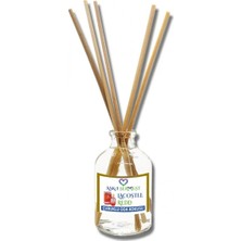 Aşk-ı Sermest Toptan Lacosstee Redd Çiçek Aromalı Bambu Çubuklu Oda Kokusu Reed Diffuser Ortam Kokusu Parfüm, Oval Şişe, 100 mL, 10 Ad