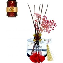 Aşk-ı Sermest Toptan Ölümsüz Aşk Mix Serisi Tarçın & Elma Kokulu 10 x 200 ml Silindir Şişe Bambu Çubuklu Ortam Kokusu Reed Diffuser Oda Kokusu