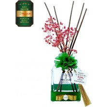 Aşk-ı Sermest Toptan Meczub Mix Serisi Tarçın & Elma Kokulu 5 x 200 ml küp Şişe Bambu Çubuklu Ortam Kokusu Reed Diffuser Oda Kokusu