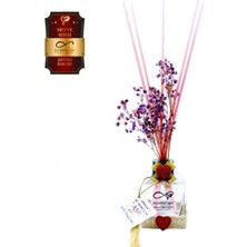 Aşk-ı Sermest Toptan Ölümsüz Aşk Meyve Serisi Şeftali Kokulu 5 x 60 ml küp Şişe Bambu Çubuklu Ortam Kokusu Reed Diffuser Oda Kokusu
