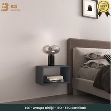 B3 Concept Duvara Monte Komodin – Modern Minimal Raf Komodin Antrasit