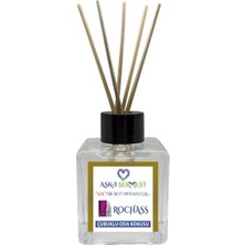 Aşk-ı Sermest Toptan Tarçın Aromalı Bambu Çubuklu Oda Kokusu Reed Diffuser Ortam Kokusu Parfüm,  Küp Şişe,  120 mL, 5 Adet